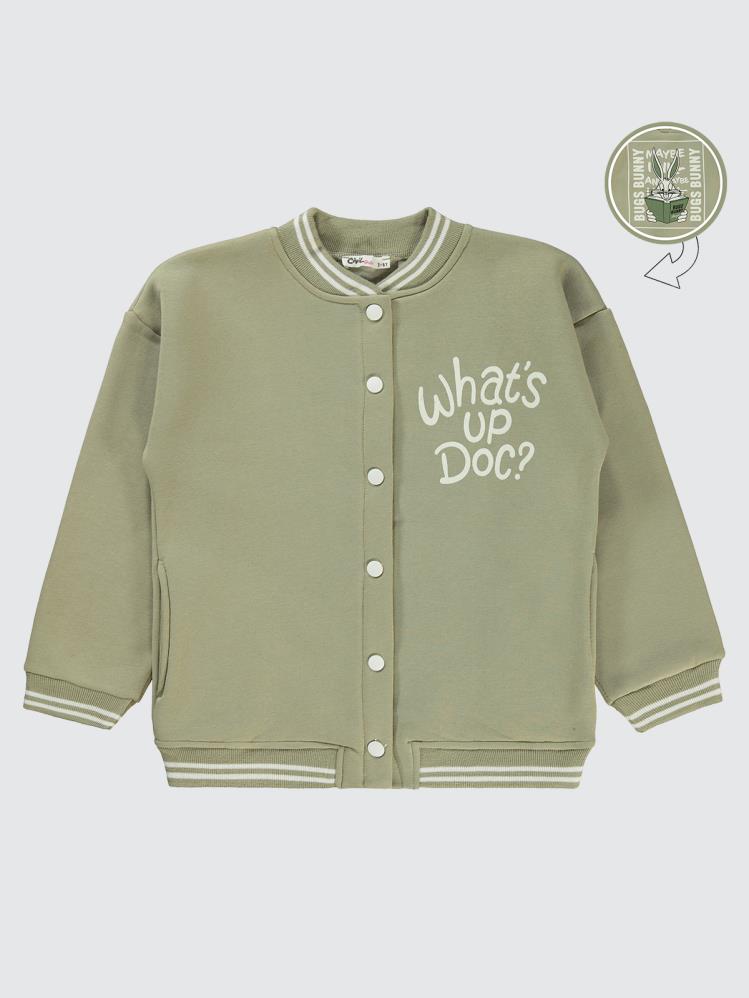 Bugs Bunny 6-9 Yaş Hırka - Gri