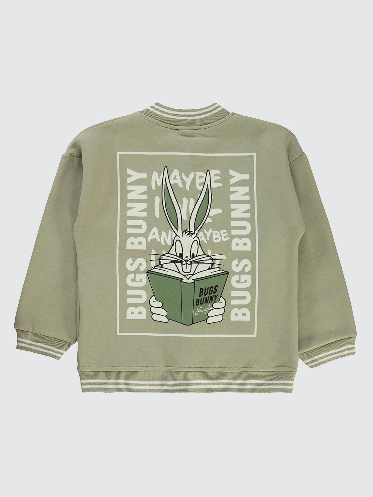 Bugs Bunny 10-13 Yaş Hırka - Gri