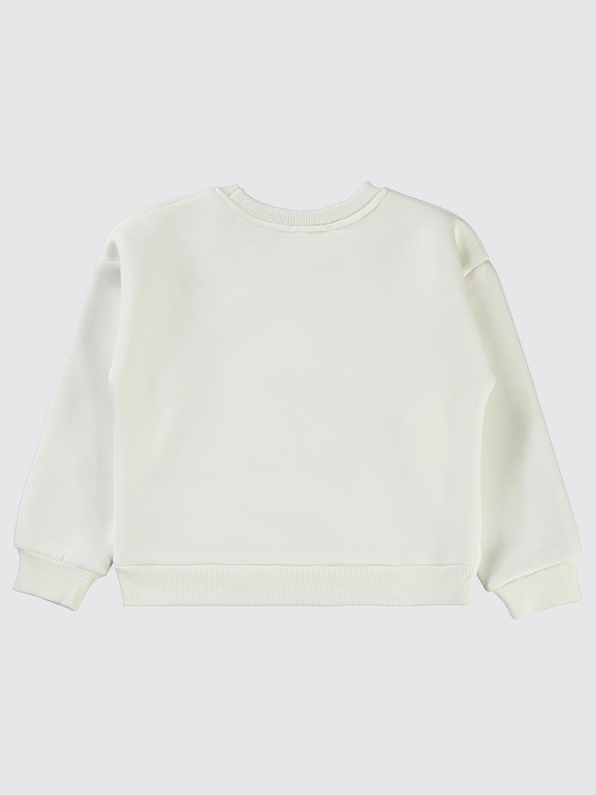 Tom and Jerry 6-9 Yaş Sweatshirt - Ekru