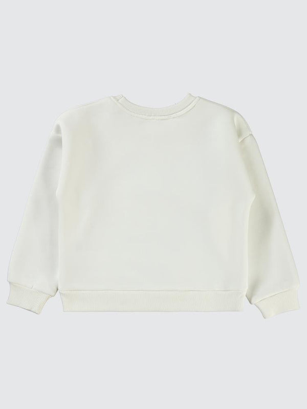 Tom and Jerry 6-9 Yaş Sweatshirt - Ekru