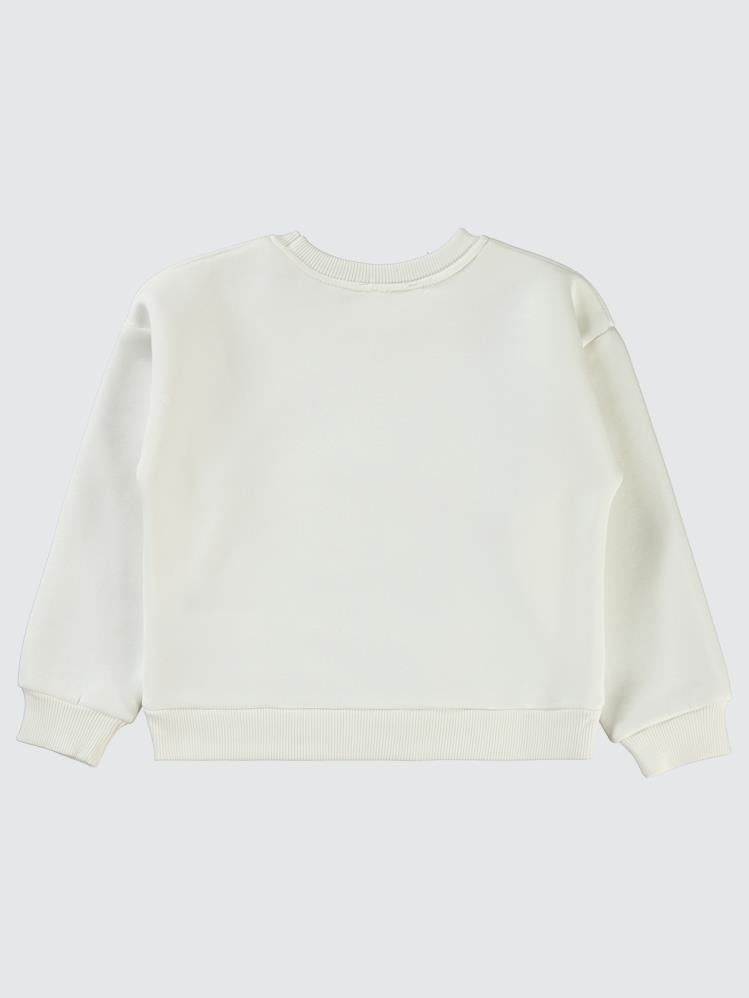 Tom and Jerry 6-9 Yaş Sweatshirt - Ekru