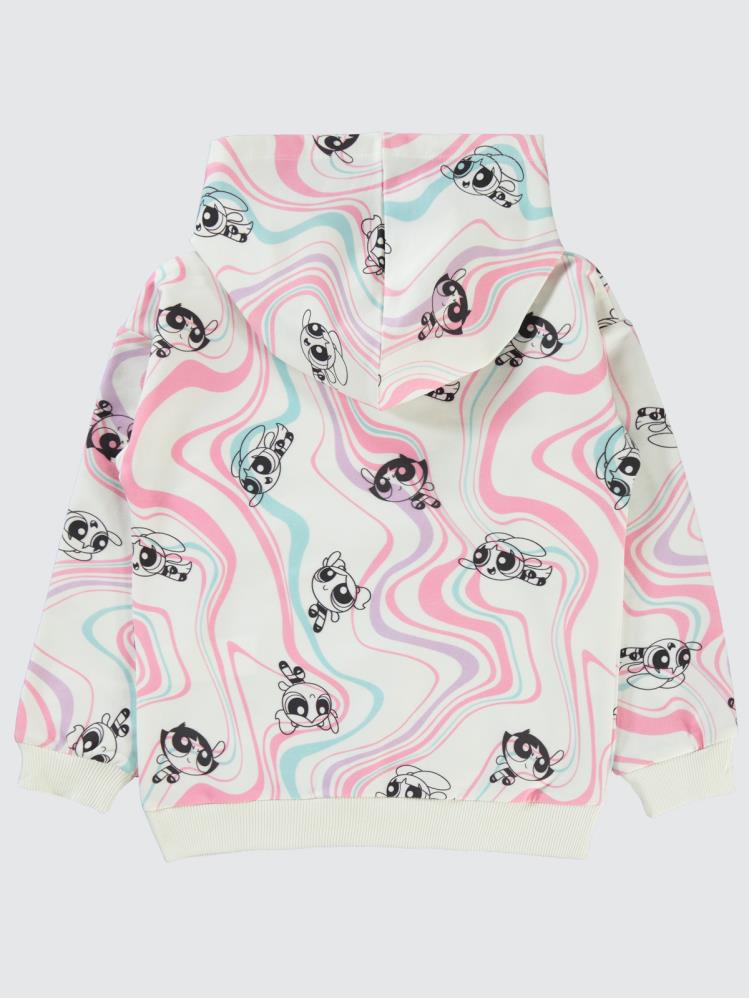 Powerpuff Girls 10-13 Yaş Sweatshirt - Ekru