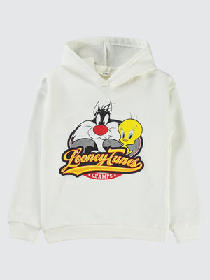 Tweety 10-13 Yaş Sweatshirt - Ekru
