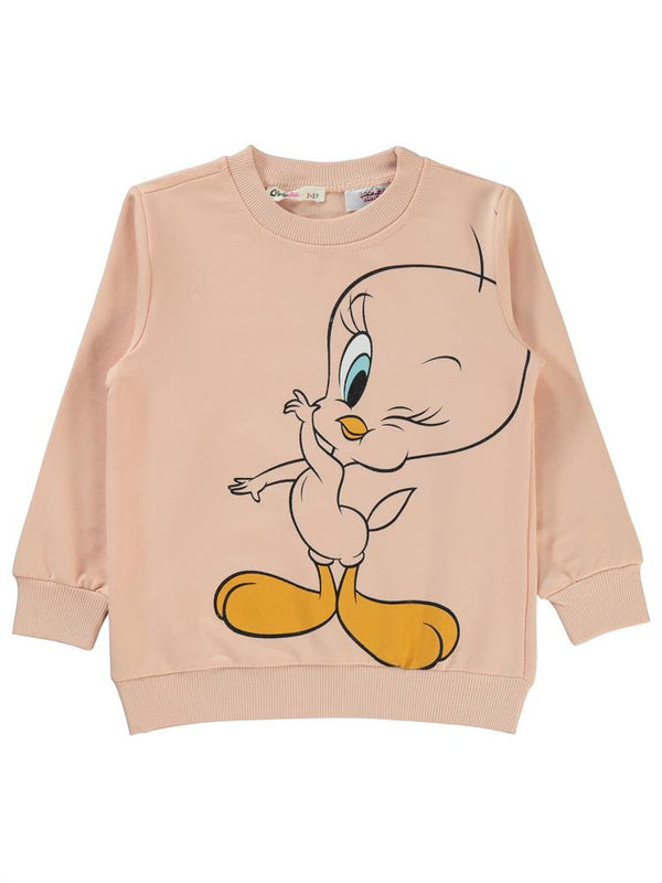 Tweety 2-5 Yaş Sweatshirt - Pembe