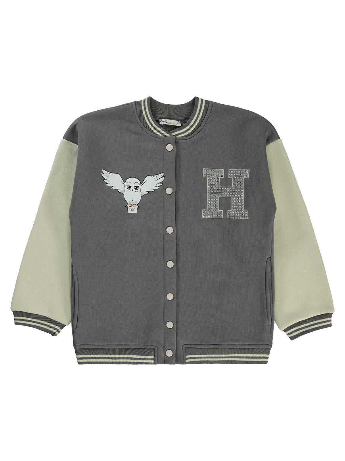 Harry Potter 6-9 Yaş Hırka - Gri