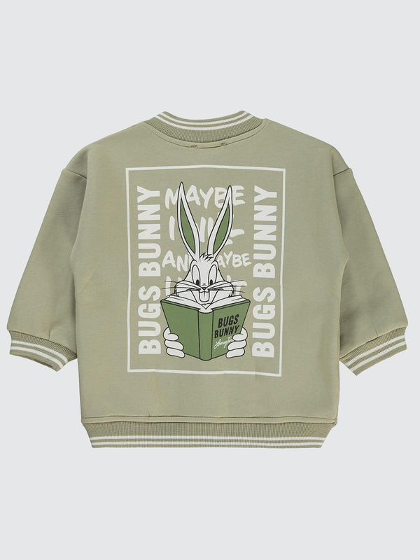Bugs Bunny 2-5 Yaş Hırka - Gri