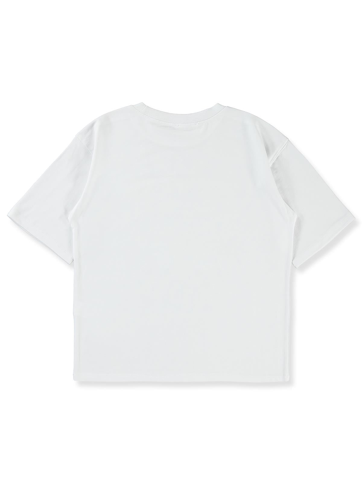 Civil Girls Beache Clup 10-13 Yaş Tişört - Beyaz