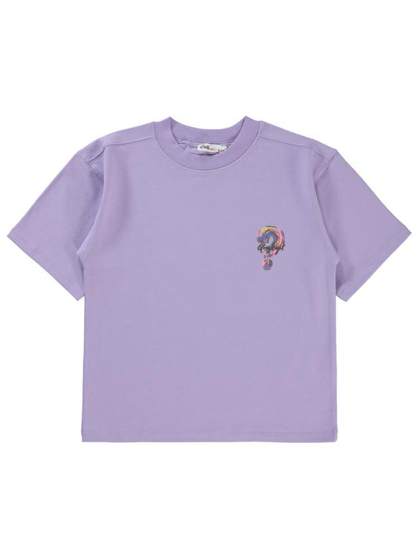 Civil Girls Greylight 6-9 Yaş Tişört - Lila