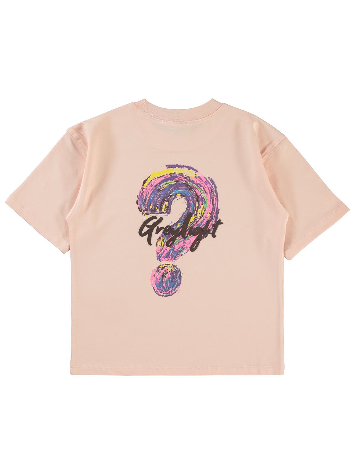 Civil Girls Greylight 6-9 Yaş Tişört - Pudra