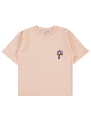 Civil Girls Greylight 10-13 Yaş Tişört - Pudra