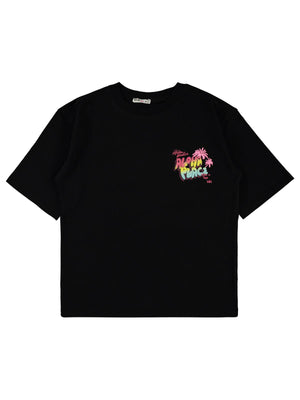 Civil Girls Aloha Place 10-13 Yaş Tişört - Siyah