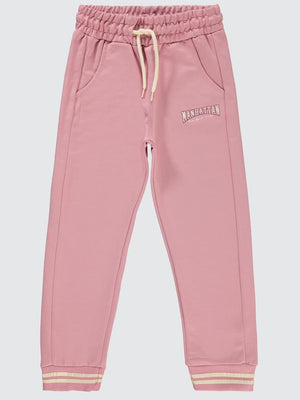 Civil Girls Manhattan Baskılı 10-13 Yaş Eşofman Altı - Pembe