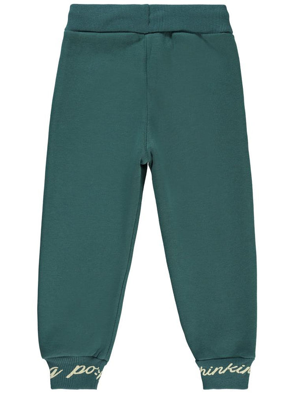 Civil Girls Paçası Baskılı 2-5 Yaş Eşofman Altı - Yeşil