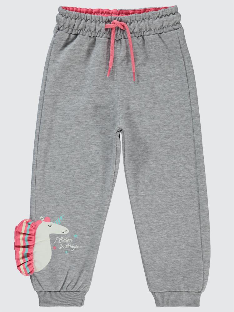 Civil Girls Kız Çocuk Eşofman Altı 2-5 Yaş  - Gri