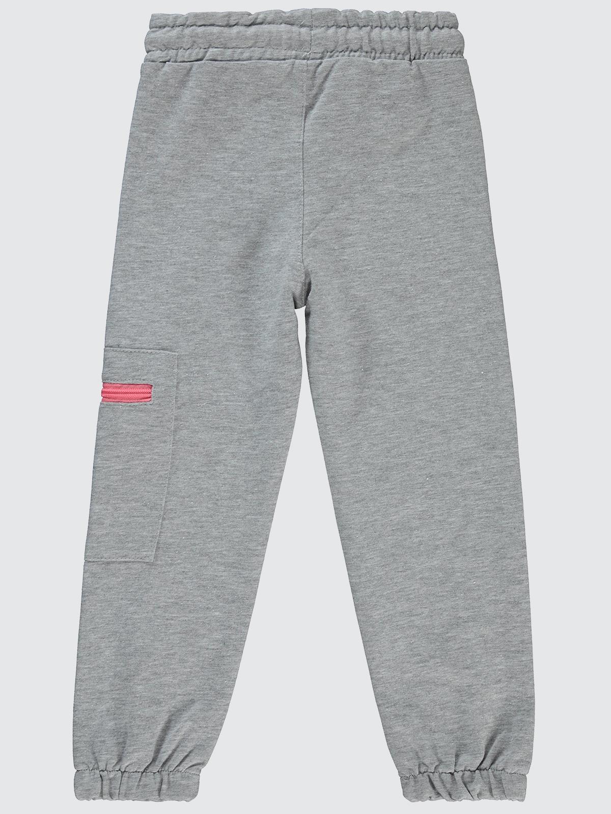 Civil Girls Çilek Elcikli 2-5 Yaş Eşofman Altı - Gri