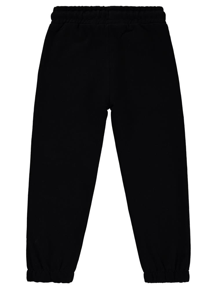 Civil Girls Çıt çıt Cepli 2-5 Yaş Eşofman Altı - Siyah