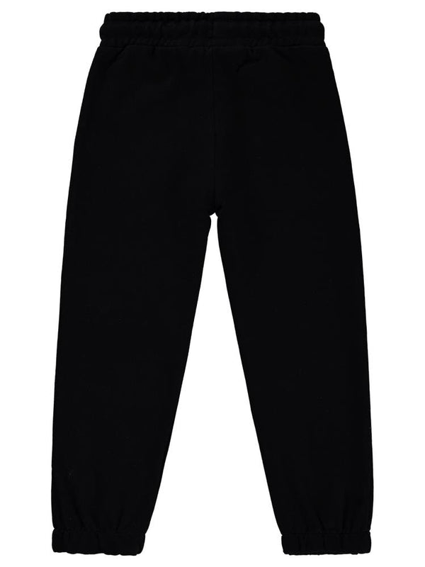 Civil Girls Çıt çıt Cepli 2-5 Yaş Eşofman Altı - Siyah