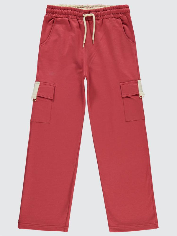 Civil Girls Kargo Cepli 10-13 Yaş Eşofman Altı - Pembe