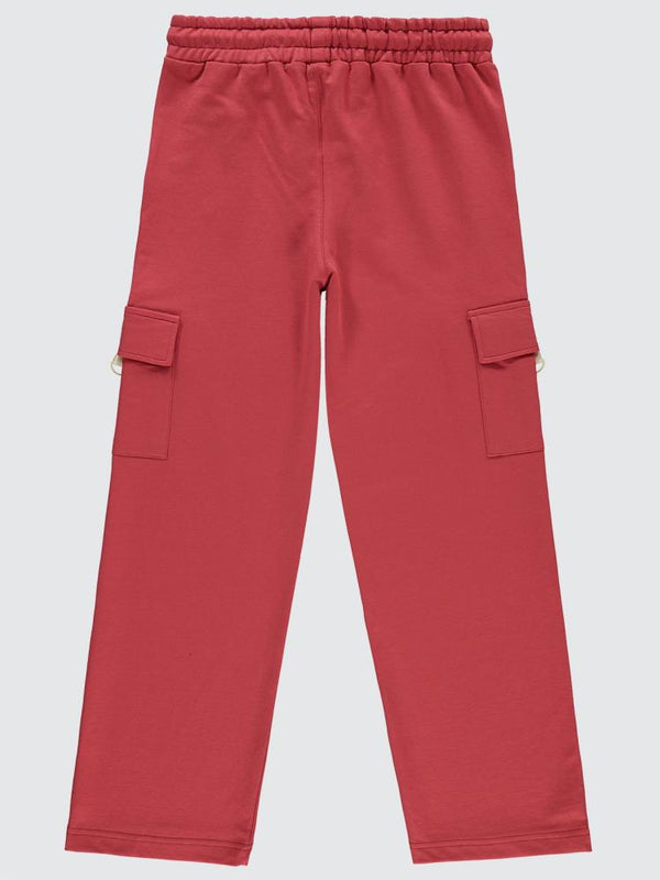 Civil Girls Kargo Cepli 10-13 Yaş Eşofman Altı - Pembe