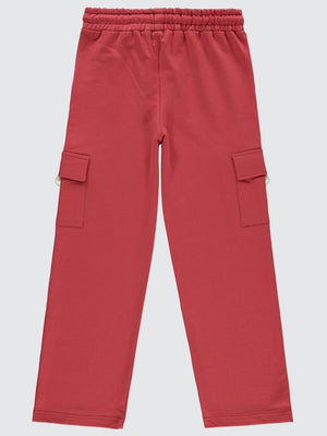 Civil Girls Kargo Cepli 10-13 Yaş Eşofman Altı - Pembe