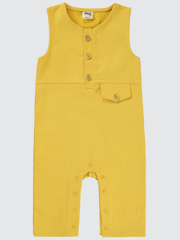 Civil Baby Düğmeli 6-18 Ay Slopet - Sarı