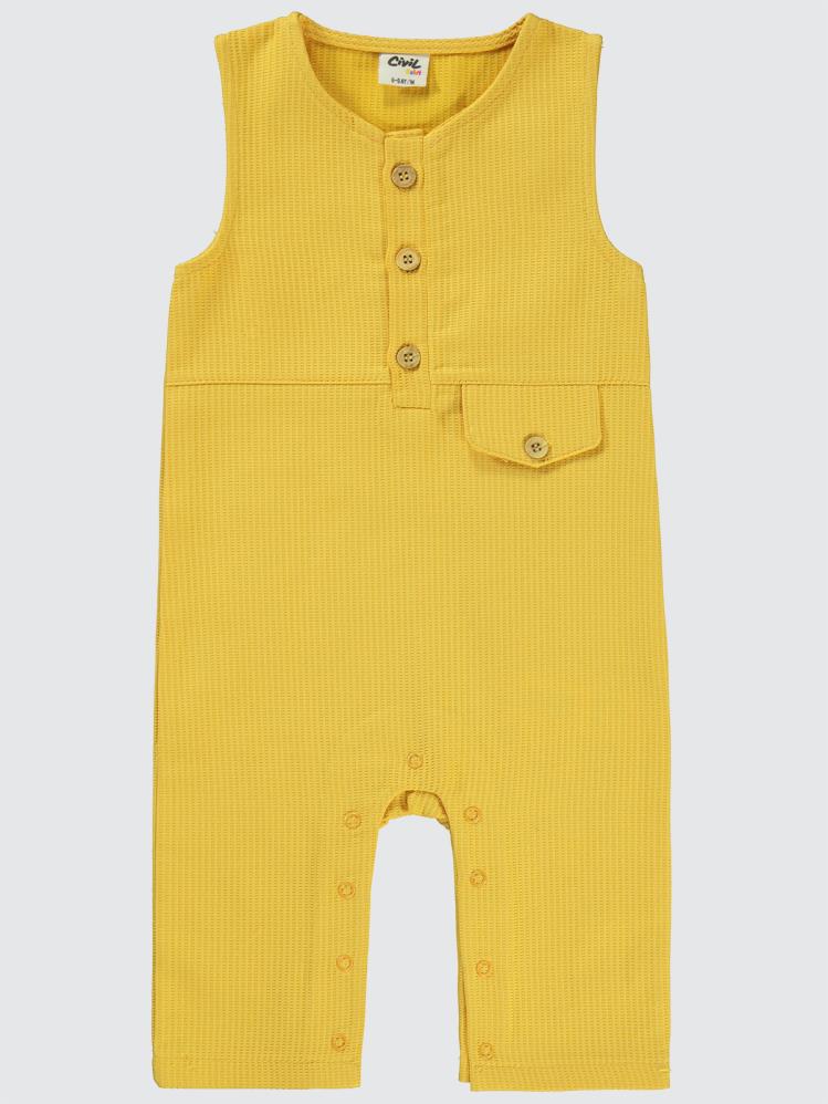 Civil Baby Düğmeli 6-18 Ay Slopet - Sarı