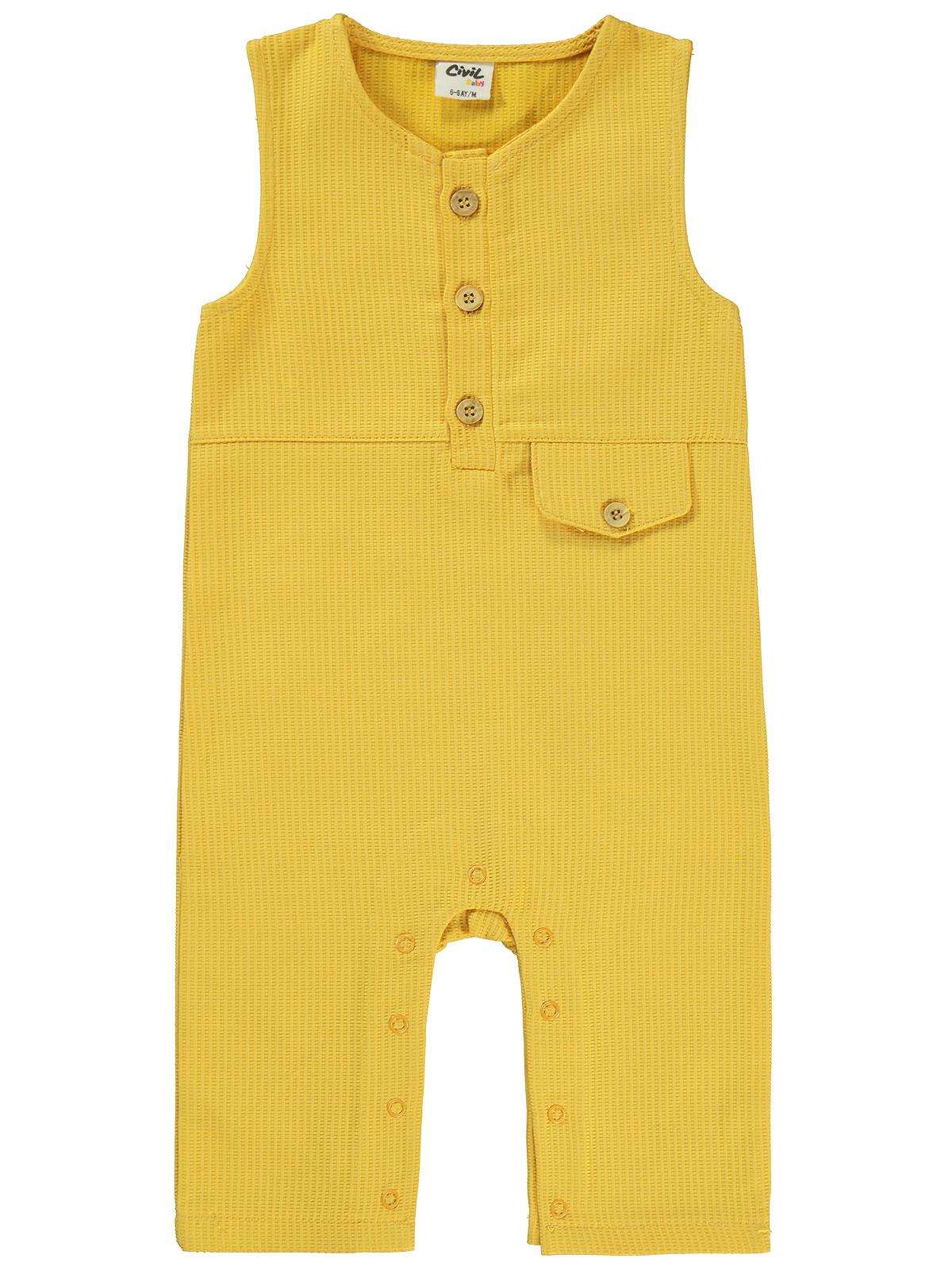 Civil Baby Düğmeli 6-18 Ay Slopet - Sarı