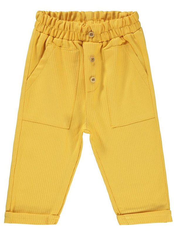 Civil Baby Düğmeli 6-18 Ay Pantolon - Sarı