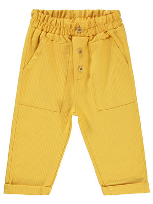 Civil Baby Düğmeli 6-18 Ay Pantolon - Sarı