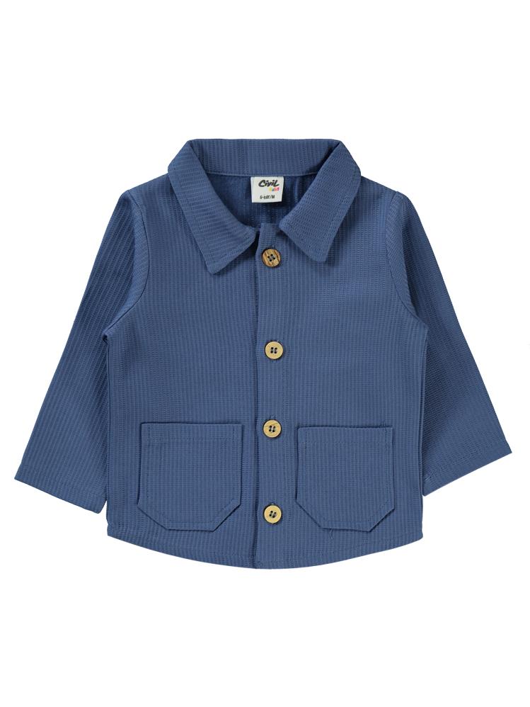 Civil Baby Cepli 6-18 Ay Gömlek - Mavi