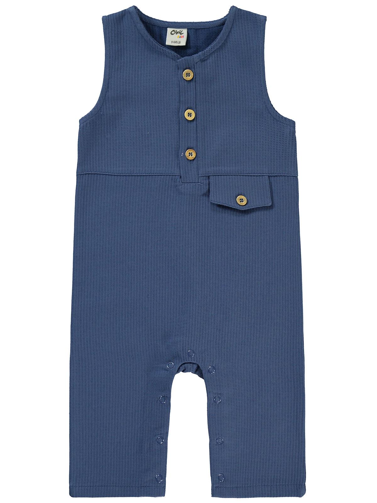 Civil Baby Düğmeli 6-18 Ay Slopet - Mavi