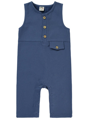 Civil Baby Düğmeli 6-18 Ay Slopet - Mavi