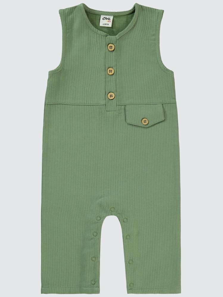 Civil Baby Düğmeli 6-18 Ay Slopet - Haki