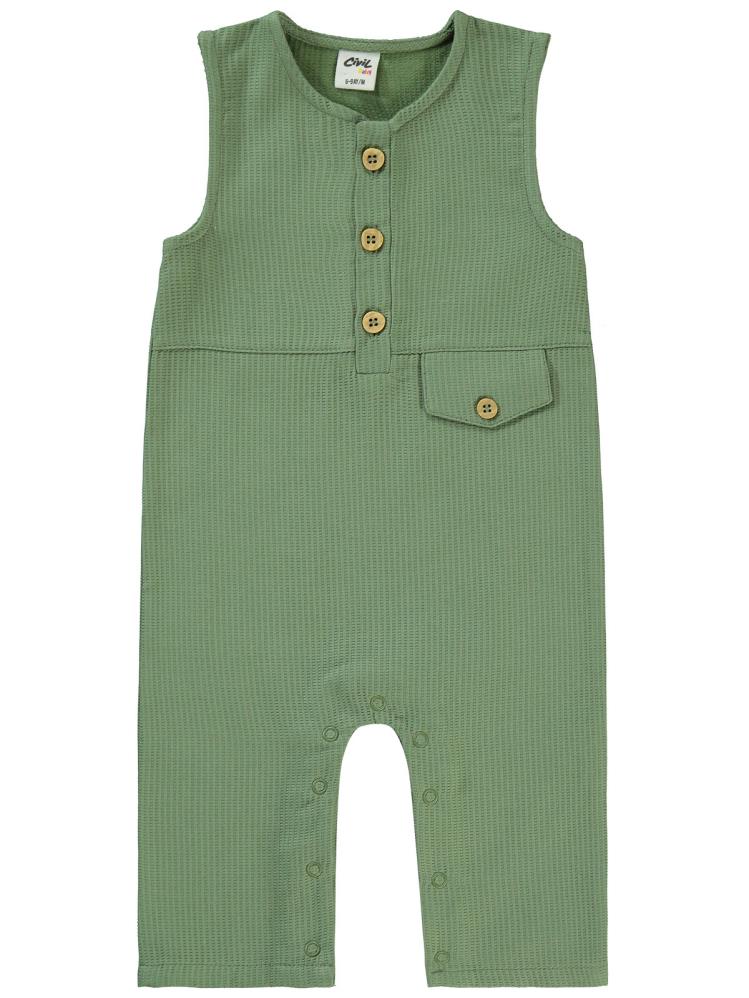 Civil Baby Düğmeli 6-18 Ay Slopet - Haki