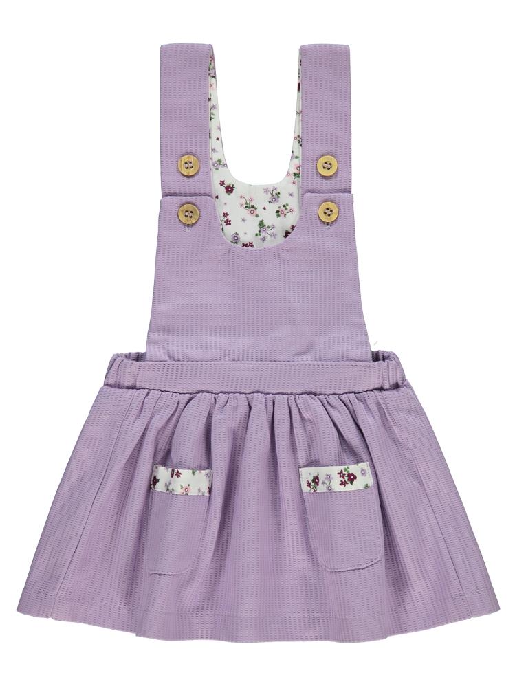 Civil Baby Cep Detaylı 6-18 Ay Elbise - Lila