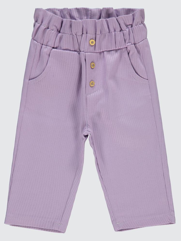 Civil Baby Düğmeli 6-18 Ay Pantolon - Lila
