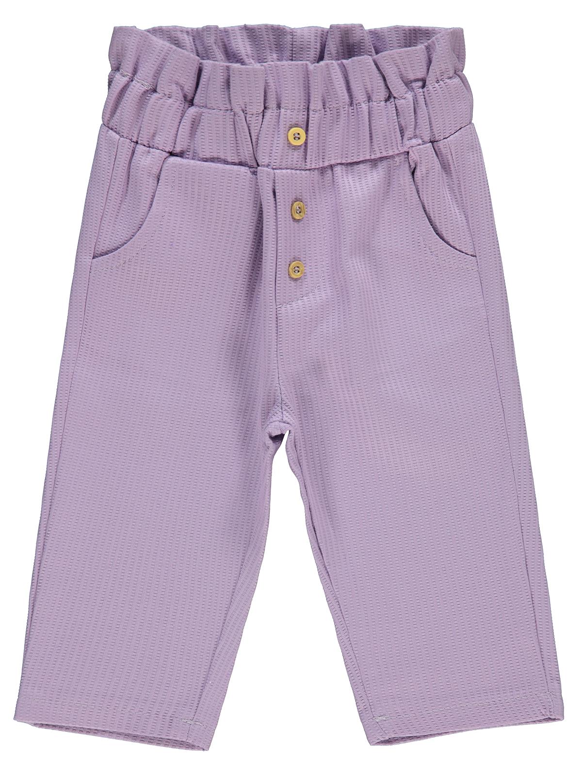 Civil Baby Düğmeli 6-18 Ay Pantolon - Lila
