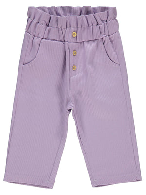 Civil Baby Düğmeli 6-18 Ay Pantolon - Lila