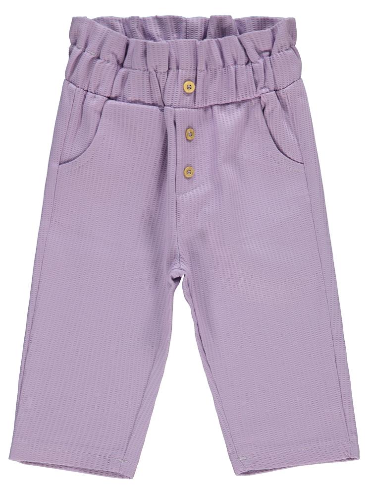 Civil Baby Düğmeli 6-18 Ay Pantolon - Lila