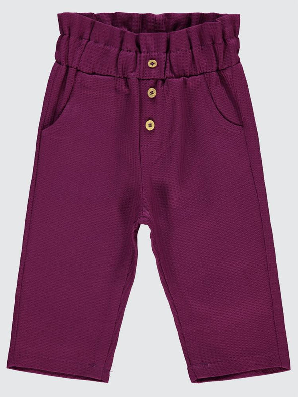 Civil Baby Düğmeli 6-18 Ay Pantolon - Lila