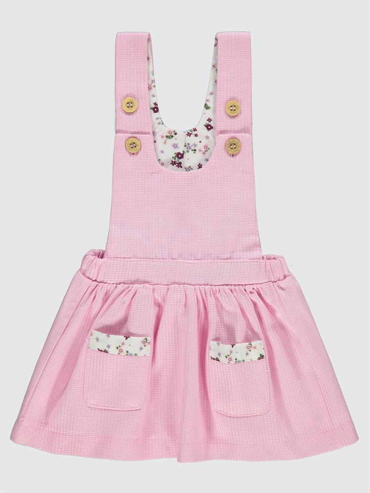 Civil Baby Cep Detaylı 6-18 Ay Elbise - Pembe