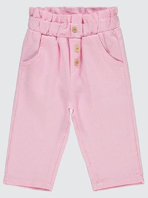 Civil Baby Düğmeli 6-18 Ay Pantolon - Pembe