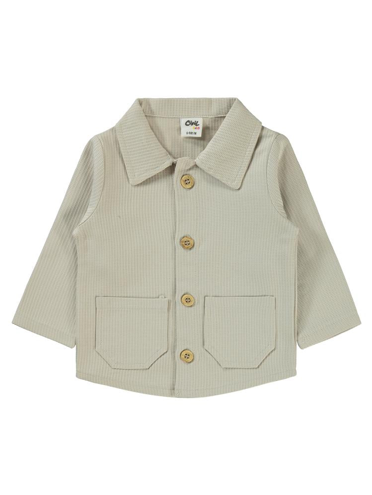 Civil Baby Cepli 6-18 Ay Gömlek - Bej