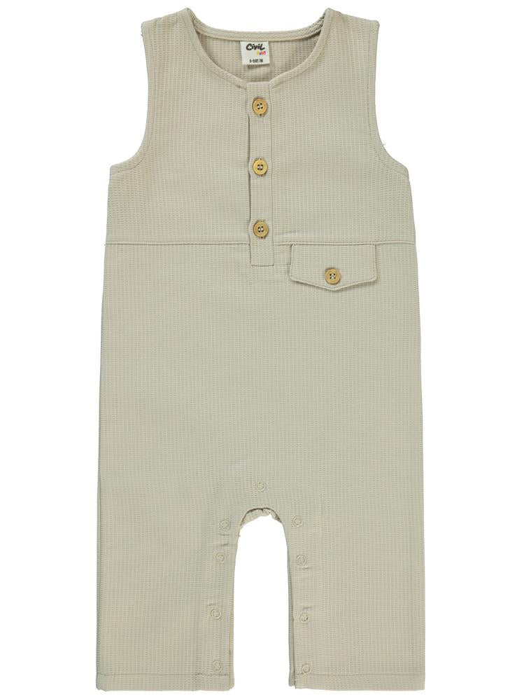 Civil Baby Düğmeli 6-18 Ay Slopet - Gri