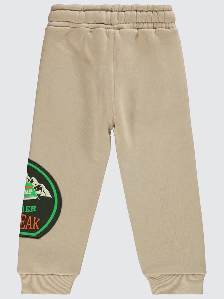 Civil Boys Explorer Nakışlı 2-5 Yaş Eşofman Altı - Bej