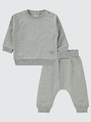 Civil Baby Basic 6-18 Ay Takım - Gri