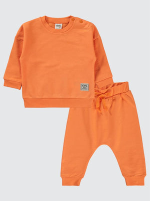 Civil Baby Basic 6-18 Ay Takım - Turuncu