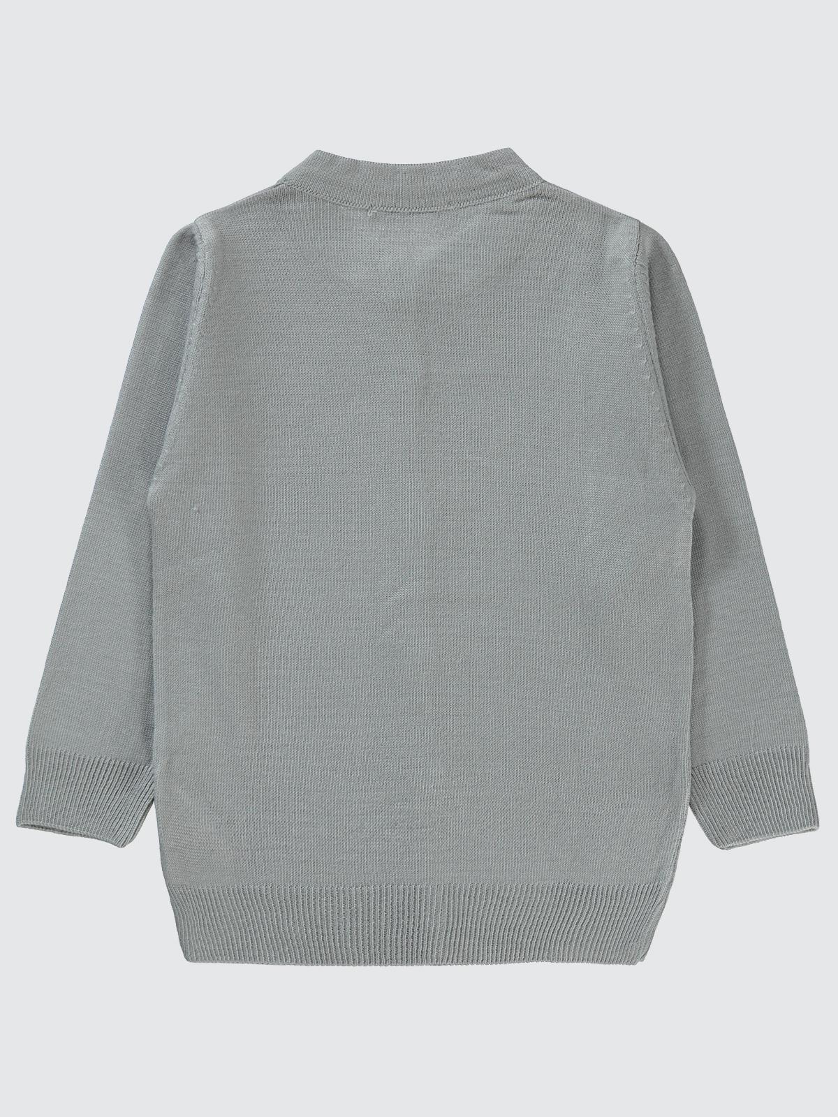 Civil Girls Düz 2-5 Yaş Hırka - Gri