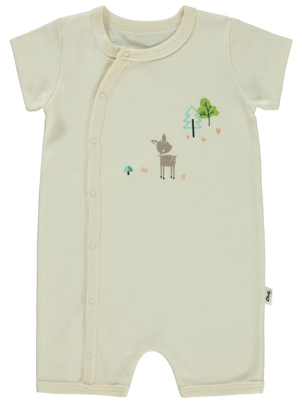 Civil Baby Ceylan Baskılı 6-18 Ay Tulum - Pudra