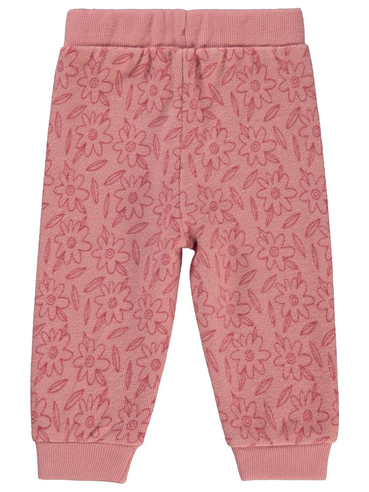 Civil Baby Çiçek Baskılı 6-18 Ay Eşofman Altı - Pudra